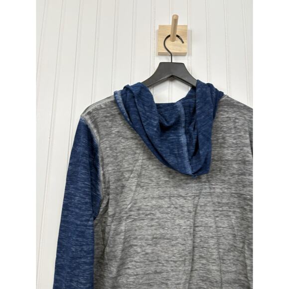 Threads‎ 4 Thought Sustainable Apparel Men Blue Hoodie Size XL Lightweight #174 - Picture 15 of 16